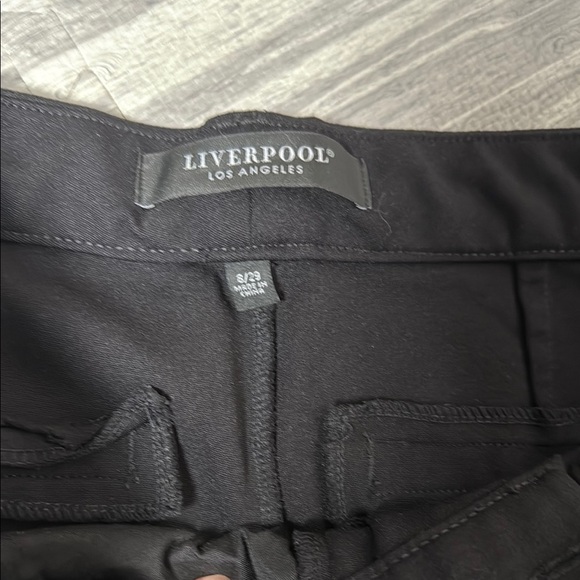 Liverpool Black Boot Cut Pants - Picture 3 of 5